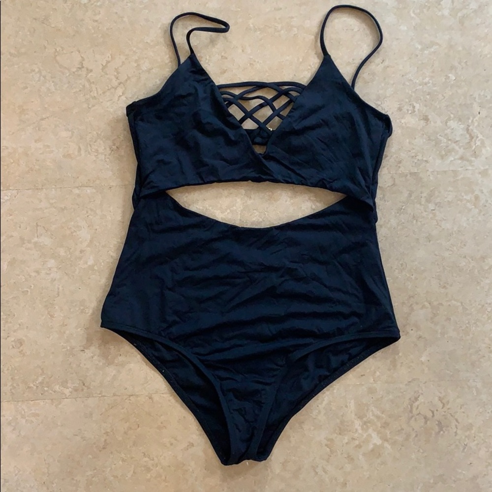 L Space cut out one piece swim suit